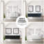 24 po X P 18 po D Meuble-lavabo simple avec plateau en acrylique-1869003726