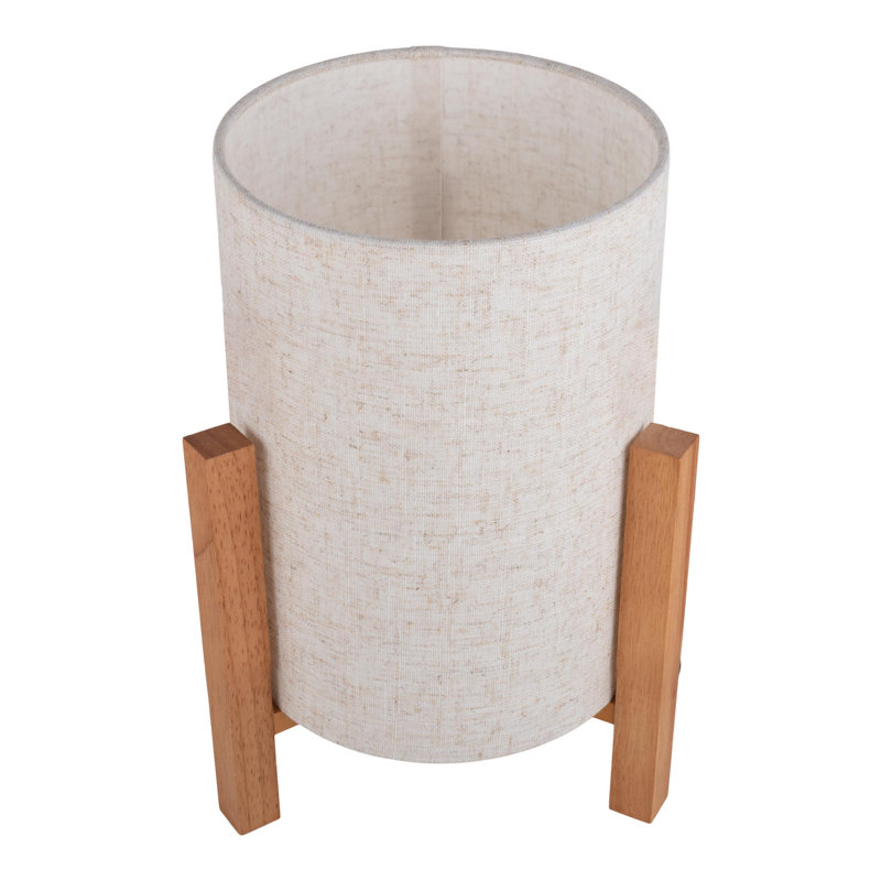 Andreu Wood Tripod Lamp, 32cm H x 22cm W x 22cm D