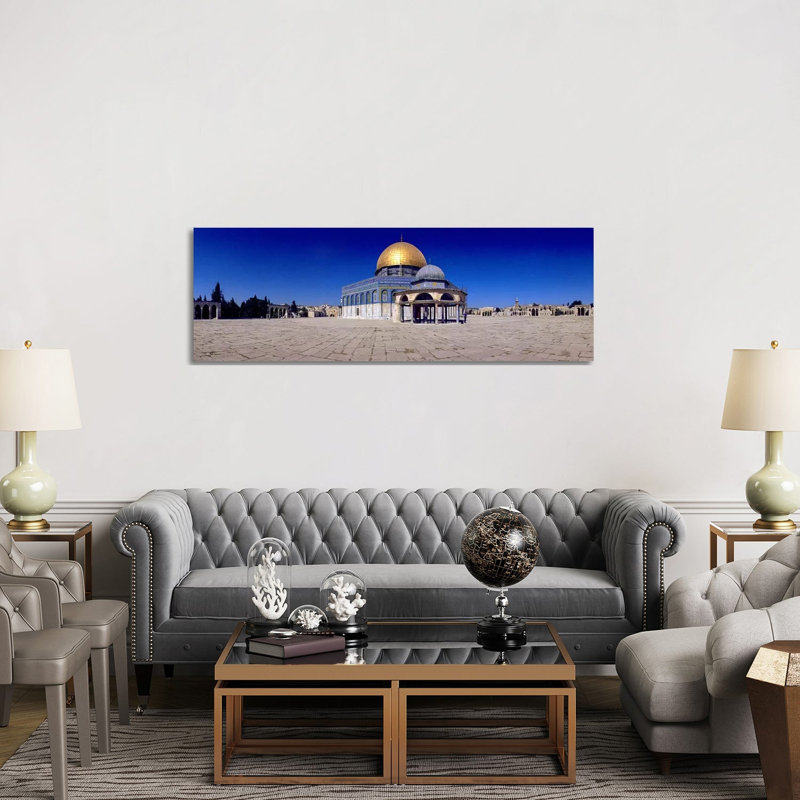 Dome Of The Rock, Temple Mount, Jerusalem, Israel by Panoramic Images - Wrapped Canvas Panoramic Print