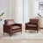 Brown Faux Leather