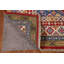 Tapis rouge à motif oriental Kazak