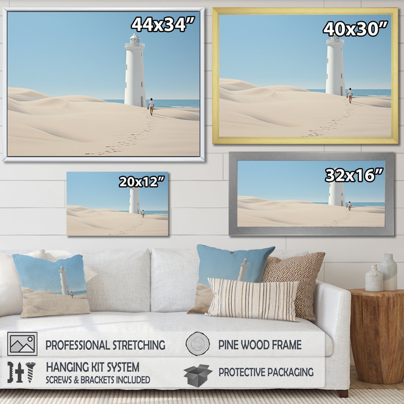 Pfeifer sur toile, Cadre flottant blanc, H 34 po x l 44 po