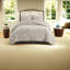 Ensembles de literie en chenille confortables, polyester taupe pour le style chalet