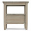 Table de bout transitionnelle en bois massif avec tiroir de rangement de style Shaker chaleureux-813628957-813628935