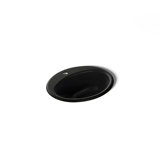 Farmington Metal Oval Drop-In Bathroom Sink with Overflow