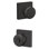 Bowery Privacy (Bed & Bath) Door Knob with Rosette