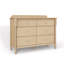 Commode 6 tiroirs avec rangement, large commode pour chambre de bébé, chêne-2073579870