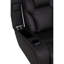 Fauteuil inclinable électrique 3 places en microfibre gris foncé, avec tablette rabattable, console, sans fil, éclairage DEL, coussins fermes, structure interne en bois, 2 ports d'inclinaison, accoudoirs rembourrés.