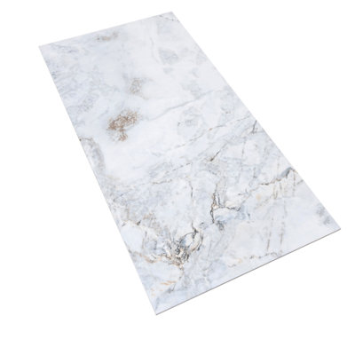 Splendour 24 X 48 In. Polished Pale Grey Porcelain Large Format Wall And Floor Tile (15.5 Sq Ft/Case) - 2 Pack