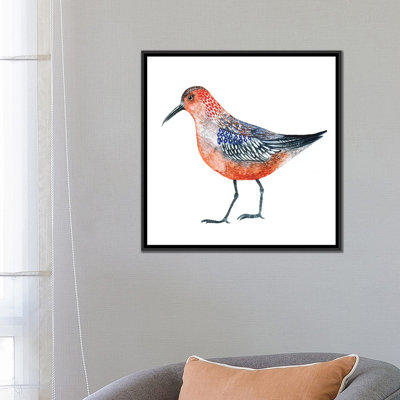 « red oiseau », impression sur toile