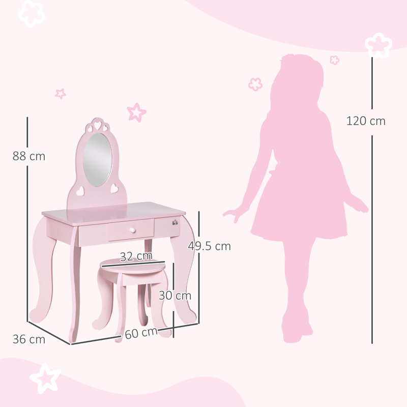 Woolhorpe Dressing Table with Mirror