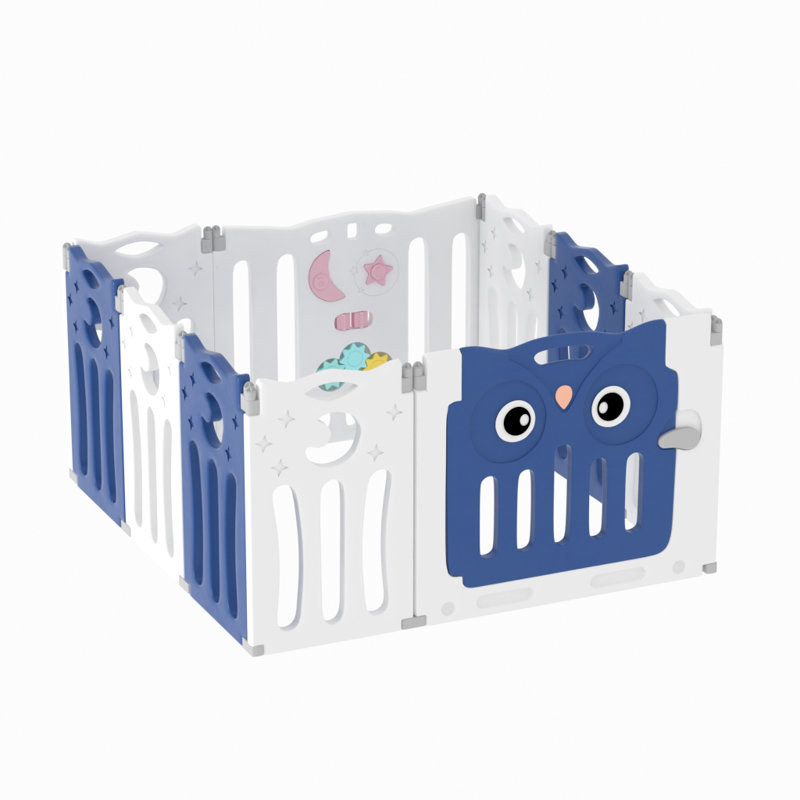 Hoglund Safety Gate, Blue/White