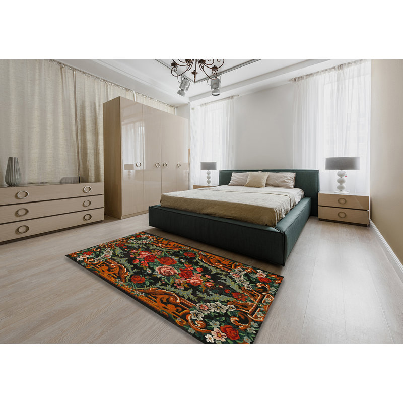 Vax Floral Indoor Rug, Rectangle 5' x 7'