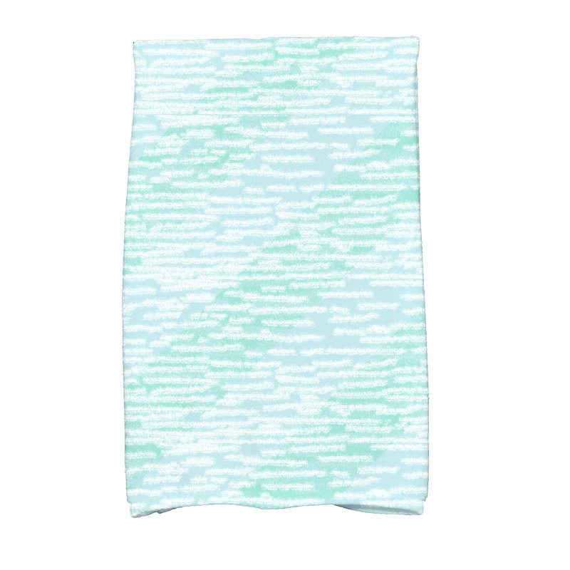 Eastbourne Stripe Tea Towel Kitchen Towel, Aqua
