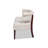 Jared Roll Arm Tufted Bench Settee, Sky Neutral Beige Polyester