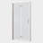 1 3/8" Adjustment,Universal Pivot Shower Door, With 1/4" Tempered Glass Finish 3472-119869656