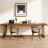 Walnut Rectangular Solid Wood Writing desk-1171691873