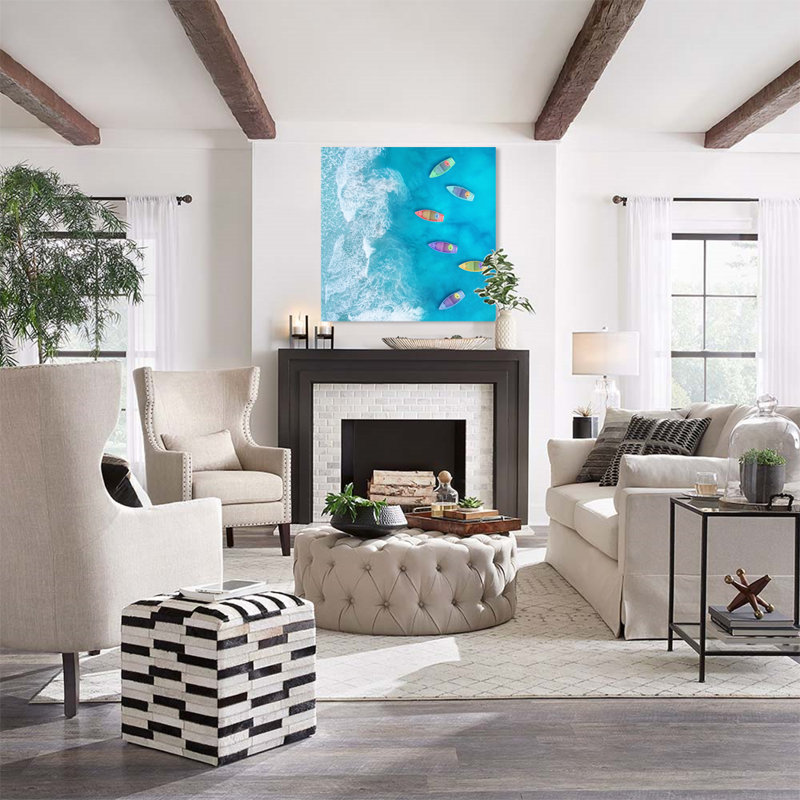 Pacific Pastels Print, 36" H x 36" W x 1.5" D, Acrylic