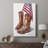 Cowboy Boots I -Gallery Wrapped Cavas