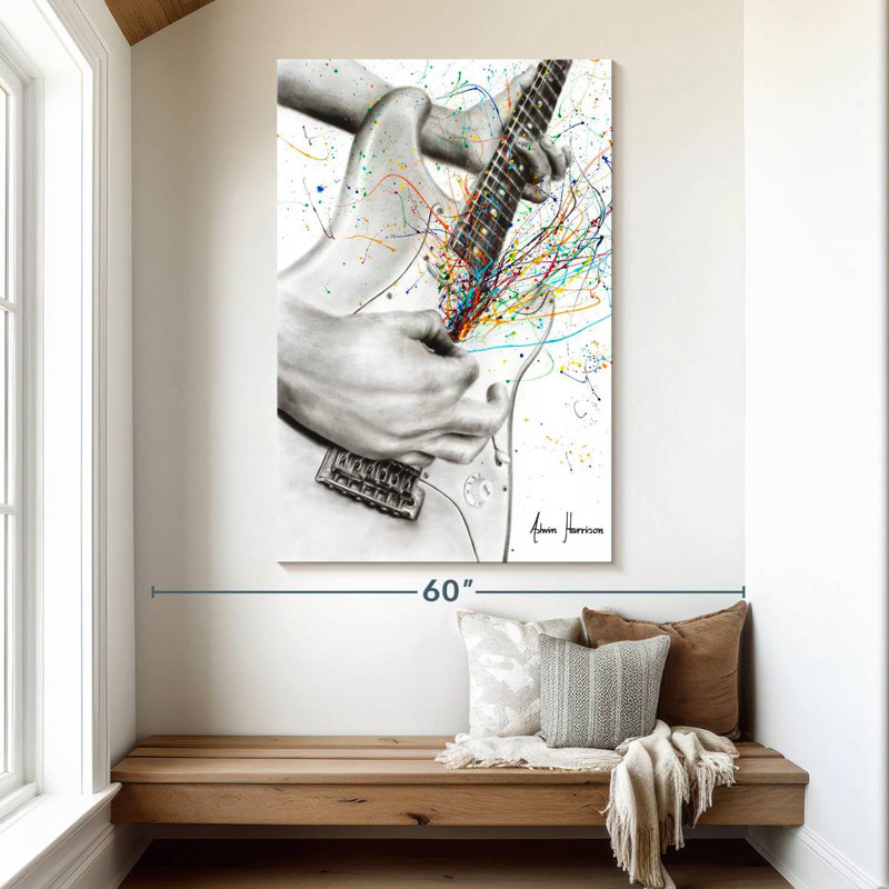 Abarca The Guitar Solo, 51" H x 34" W