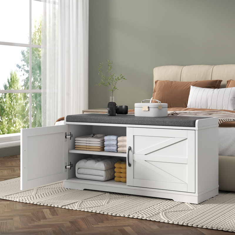 12 Pair Shoe Storage Bench