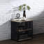 Mobilier de chambre à coucher rustique industriel et ouvert avec table de chevet 1pc