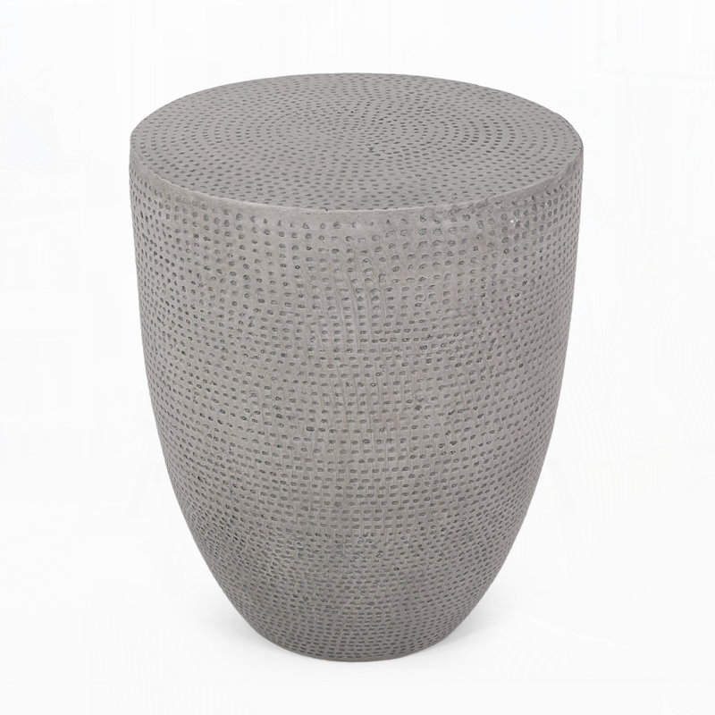 Outdoor Lightweight Concrete Side Table