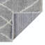 Tapis gris / blanc en polypropylène tissé à la machine-1305486579