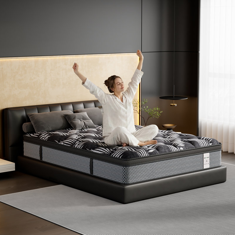 10" Medium Memory Foam Hybrid Mattresses with Certipur-US Certified Pocket Spring, Pressure Relief, and Motion Isolation, 10"