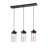 Grasston 3 - Light Black/Brown/Yellow Kitchen Island Pendant