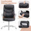 Fauteuil de direction en cuir avec fonction berçante réglable Jakorey-113729934
