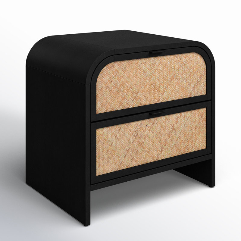  Andre Seville Nightstand in Black