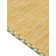 Azizi Striped Hand Woven Cotton Yellow Rug