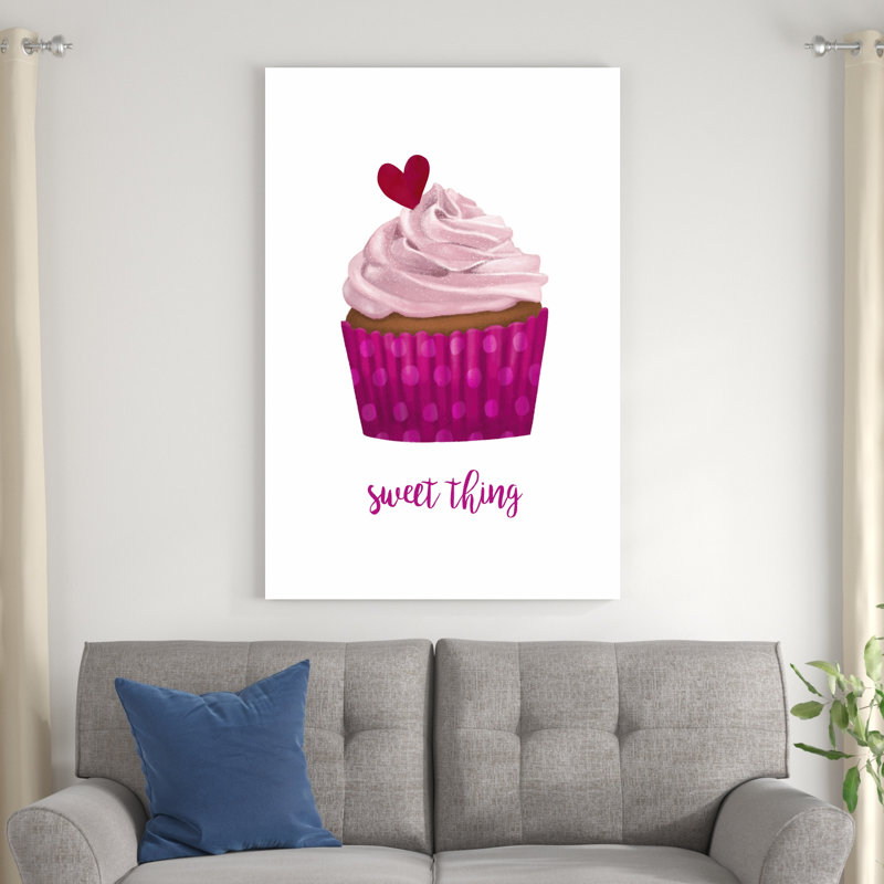 Saint-Valentin Cupcake II, H 48 po x l 32 po