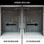Pirouette 54-60" W x 72" H Pivot Frameless Shower Door with 3/8" Clear Glass