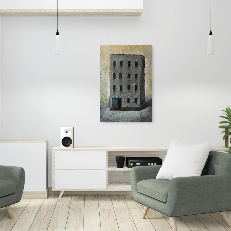 Impression d'art mural Stark Urban Building, 36" H x 24" W