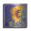 Luxe métal Art «Sunflower I» par Sharon Pitts, Meta «Sunflower I» par Sharon Pitts-101621996