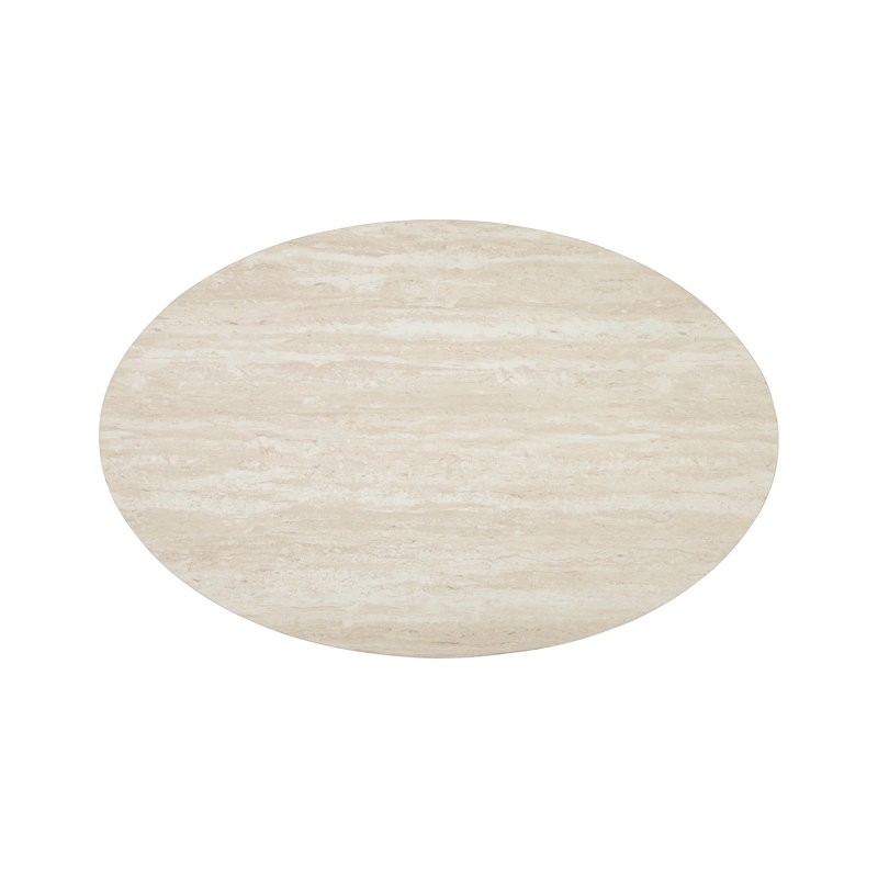 Lembo 3 - Piece Living Room Table Set, White/Gold