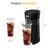 20 Oz Iced Coffee Maker For Ground Coffee, Cold Brew Tea Maker With Reusable Coffee Filter And Insulated Pitcher, Single Serve Machine For Home, Strength Control For Flavor