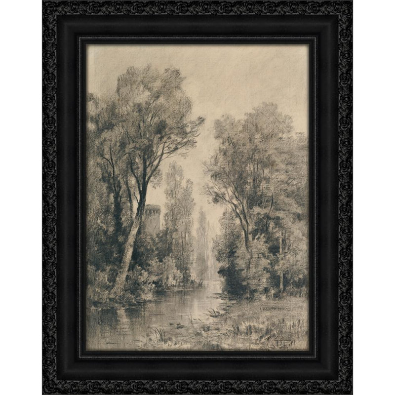 Castle Overlooking a River (1860sâ€“1870s)