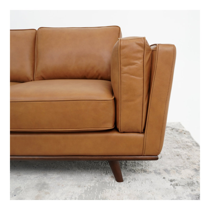 Canapé en cuir véritable Chase