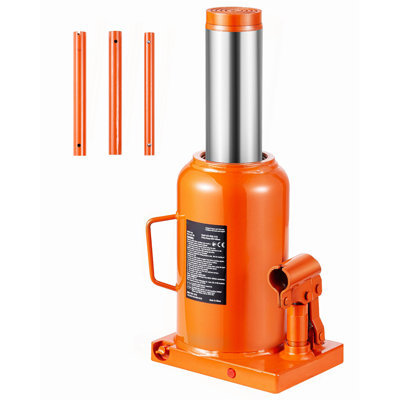 Hydraulic Bottle Jack 50 Ton Manual High Lift Automotive Car Repair Shop