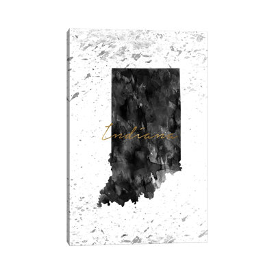 Indiana - Wrapped Canvas Painting