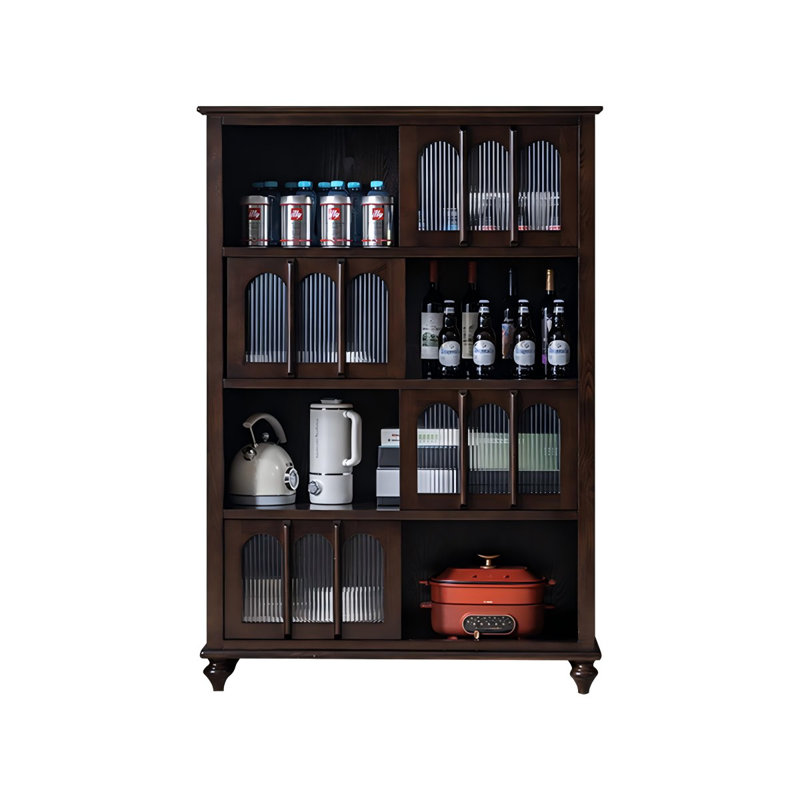 43.31"American-style solid wood dining side cabinet