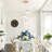Stacyann 3 - Light Round Crystal Chandelier with Crystal Lampshade, Dining Room Light Fixture Over Table with Adjustable Height-1361784350