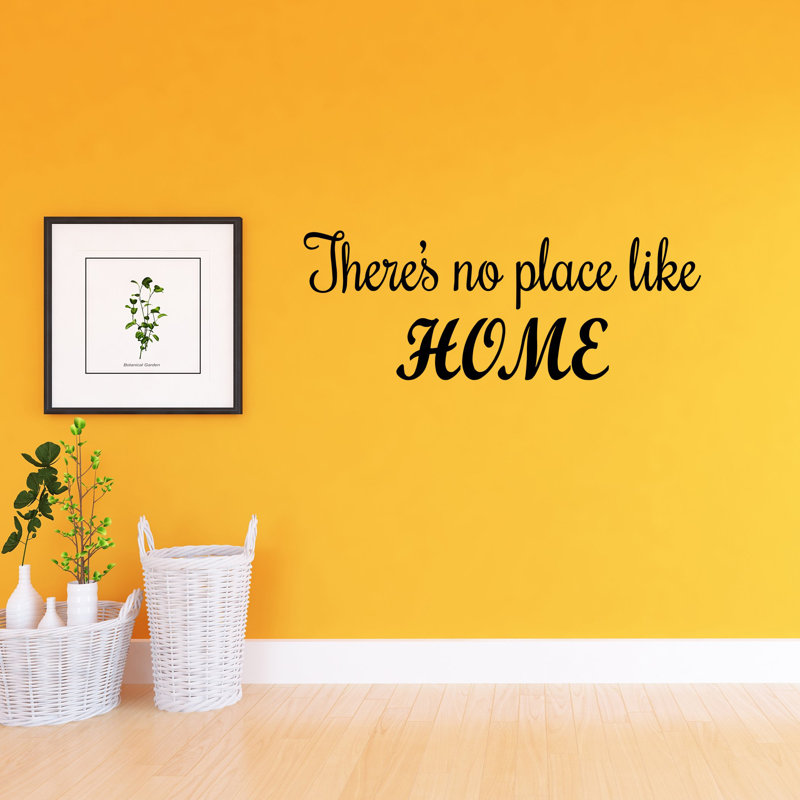 Décalcomanie murale "no home" like home, 16 x 44