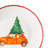 8" Christmas Doodles Plates, Set of 4