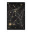 Tapis doux et moelleux en tissu à motif étincelant et luxueux noir Churchton-639254240
