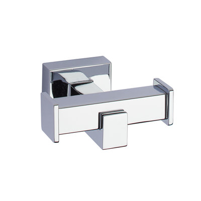 TAYMOR 45957DA93B204C01BD04AC11C93D83D7 Double Robe Hook Polished Chrome