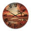 Horloge murale en bois massif Parell-49428850